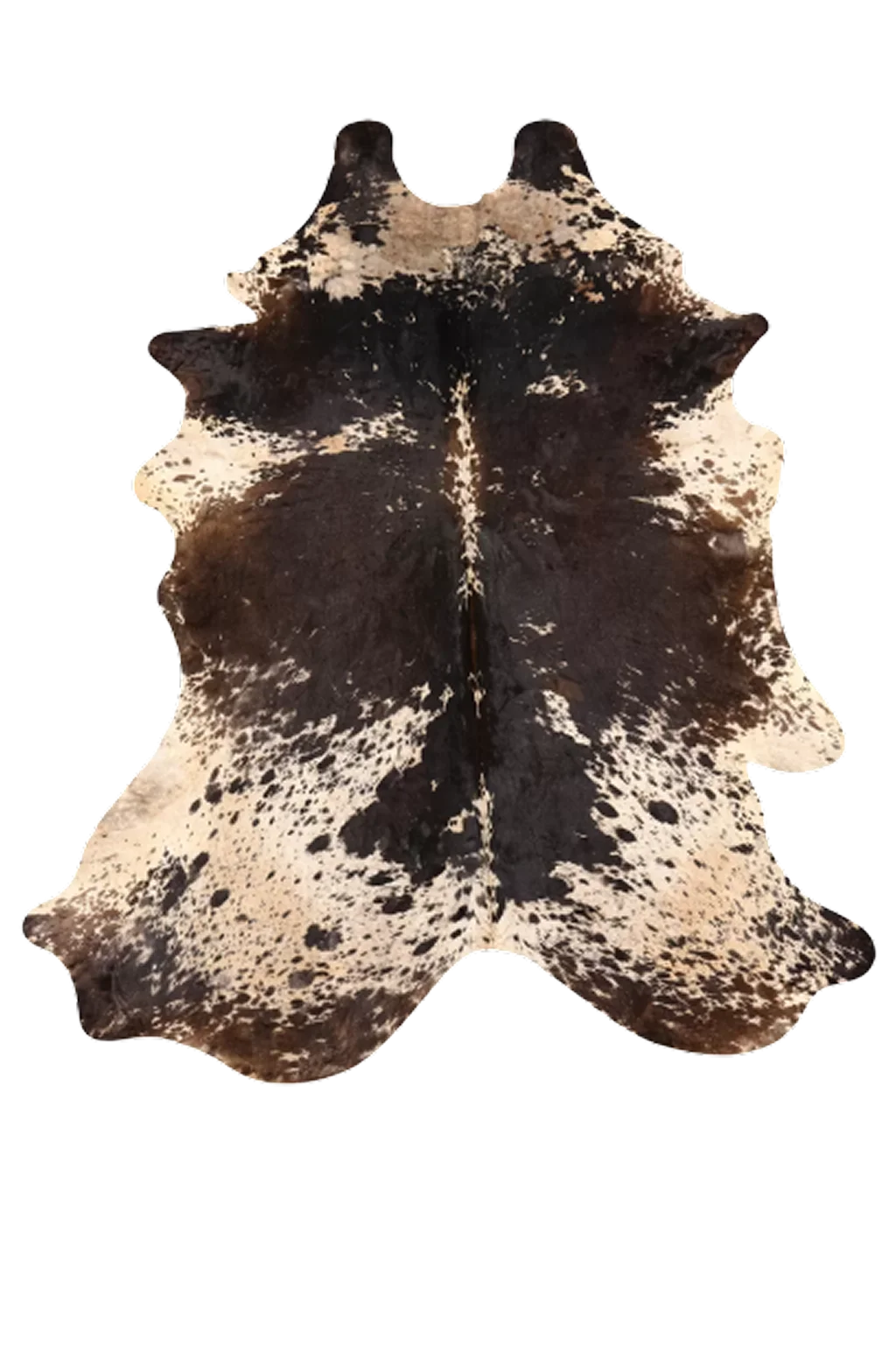Lazlo Black Speckled Cowhide Rug 8'7" L X 6'2" W