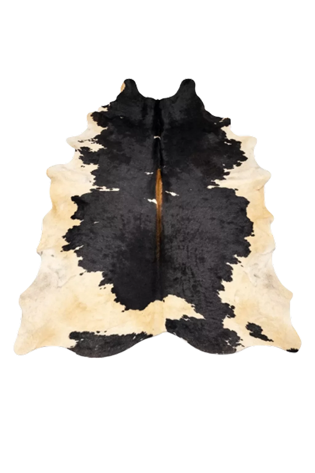 Audrey Black and White Cowhide Rug 7'11" L X 6'7" W