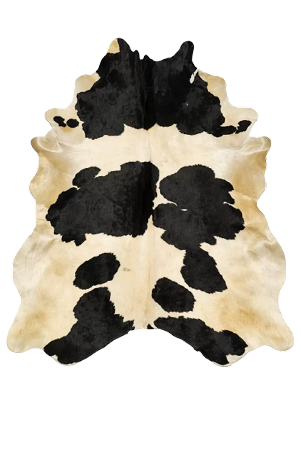 Audrey Black and White Cowhide Rug 8'2" L X 6'7" W