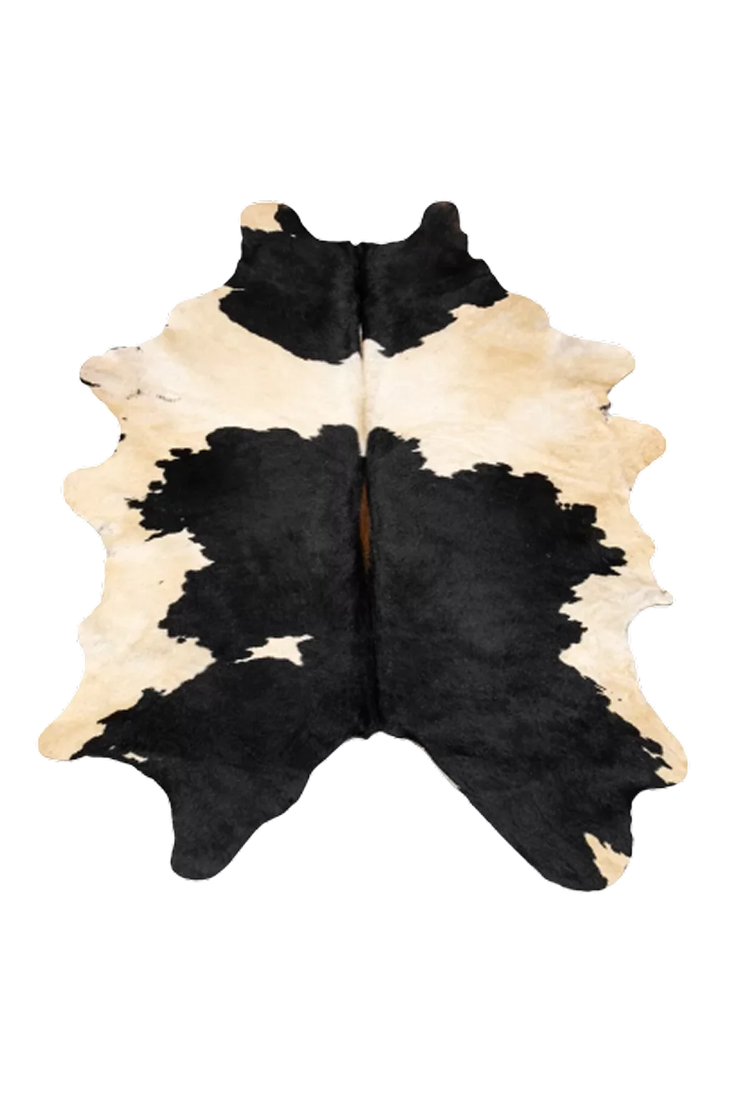 Audrey Black and White Cowhide Rug 8'1" L X 6'2" W